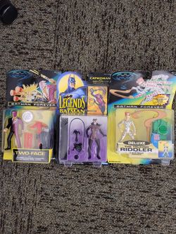 Batman Forever Action Figure Riddler, Cat Woman, Two-Face