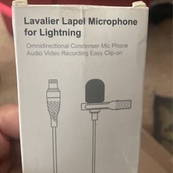 Lavalier Lapel Microphone For Lightning