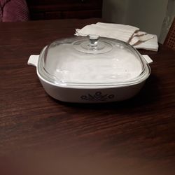Cornflower Blue Corning Cassarole Dish W Lid