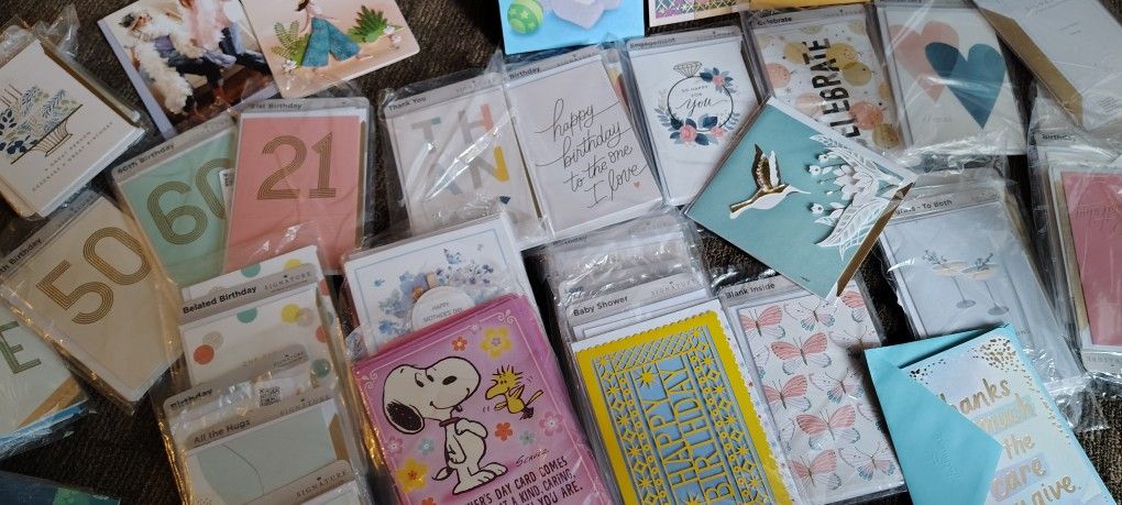 Assorted Birthday.Mothers Day.Graduation Cards And More.