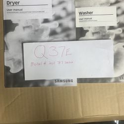 Washer Dryer Samsung (electric) Mint 
