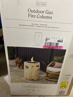 Outdoor Gas Fire Column