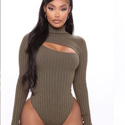 Sweater Body Suit Medium