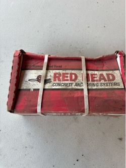 Red Head 5/8” x 6” Galvanized Concrete Wedge Anchors – 10 Pack