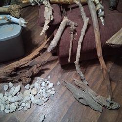 Natural and Handcrafted woodwork... Petrified, driftwood, Ect