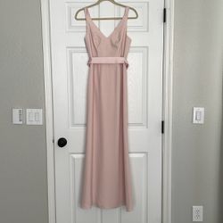 Blush Bridesmaids/ Homecoming/ Prom Dress