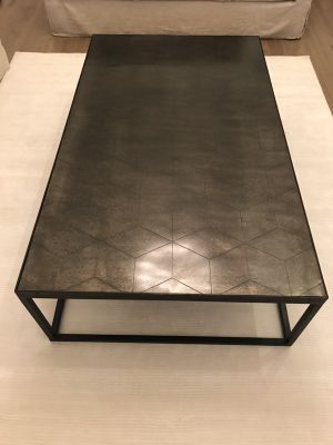 New And Used Coffee Tables For In Bartlett Il Offerup Restoration Hardware Metal Parquet Coffee Table For In Bartlett Il
