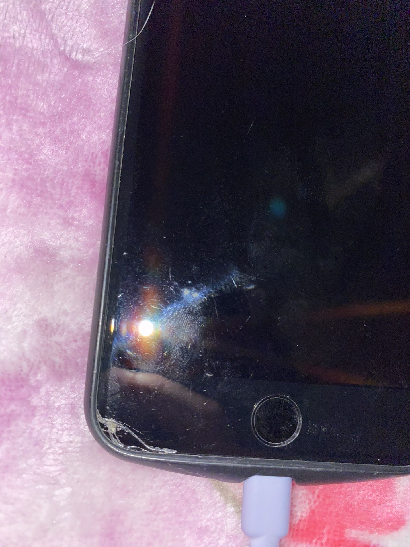 black Iphone 8 plus