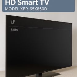Sony 65” 4K Ultra HD Smart TV – Model XBR-65X850D