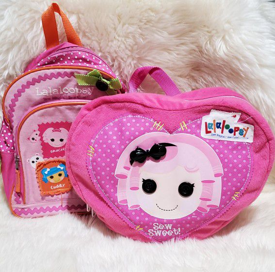 Lalaloopsy Sew Magical Small Backpacks 🎒 🎀✨️Little Girls Christmas Gift 🎅🎄🎁$6 Each.  