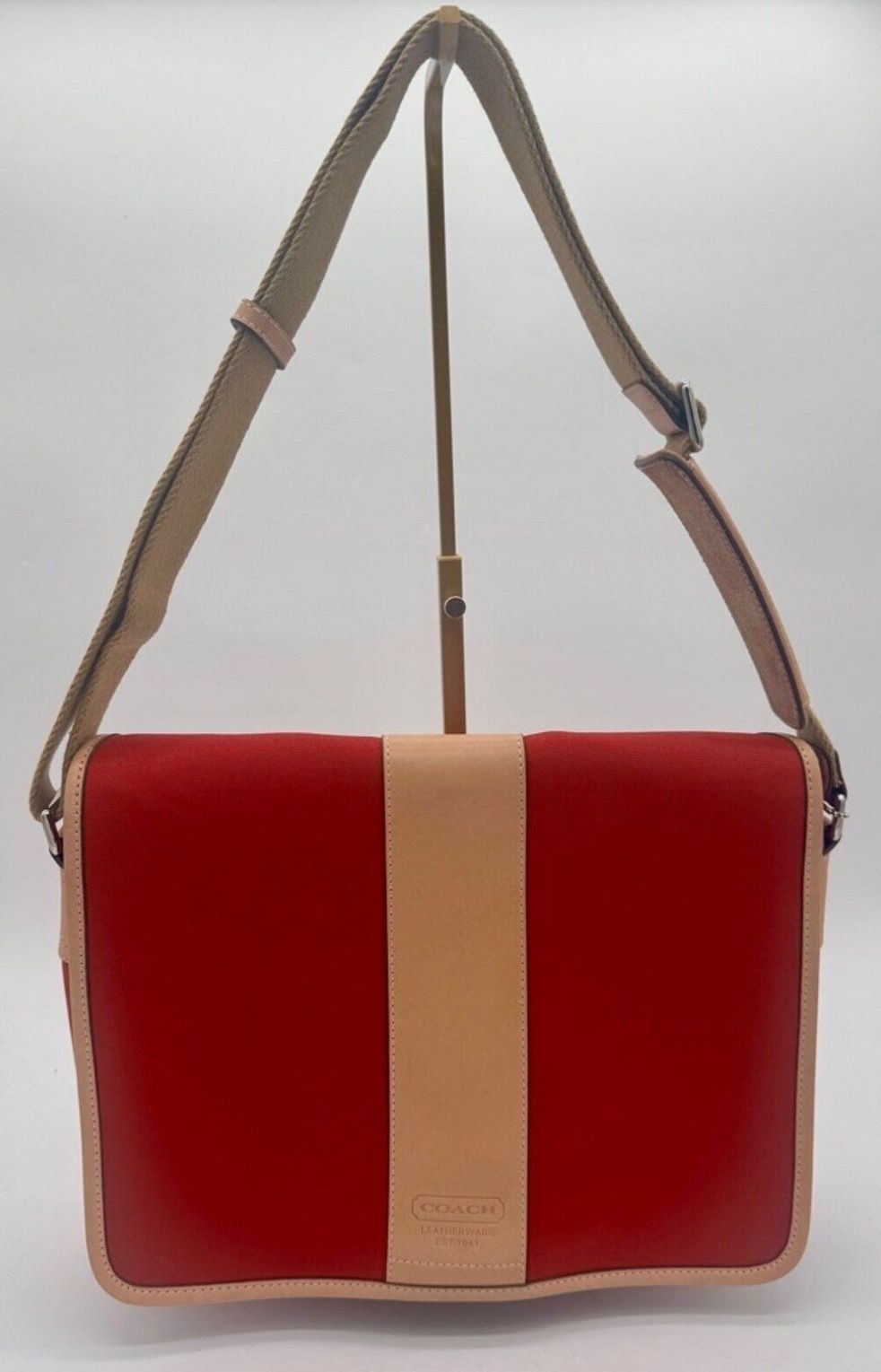 Coach Messenger Laptop Leather Bag