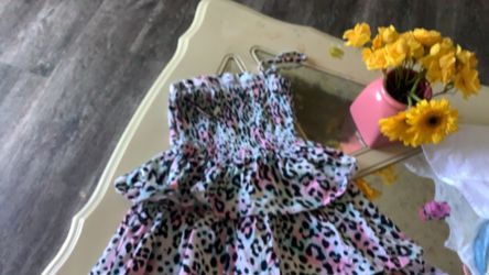 Leopard mark dress
