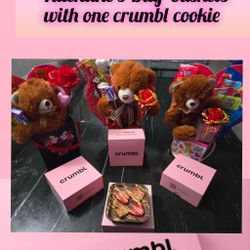 VALENTINE'S DAY BASKETS WITH CRUMBL COOKIES