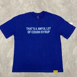 blue awful lot of cough tee