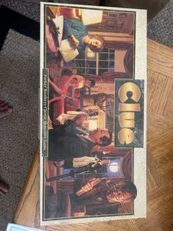 Vintage “CLUE” board game