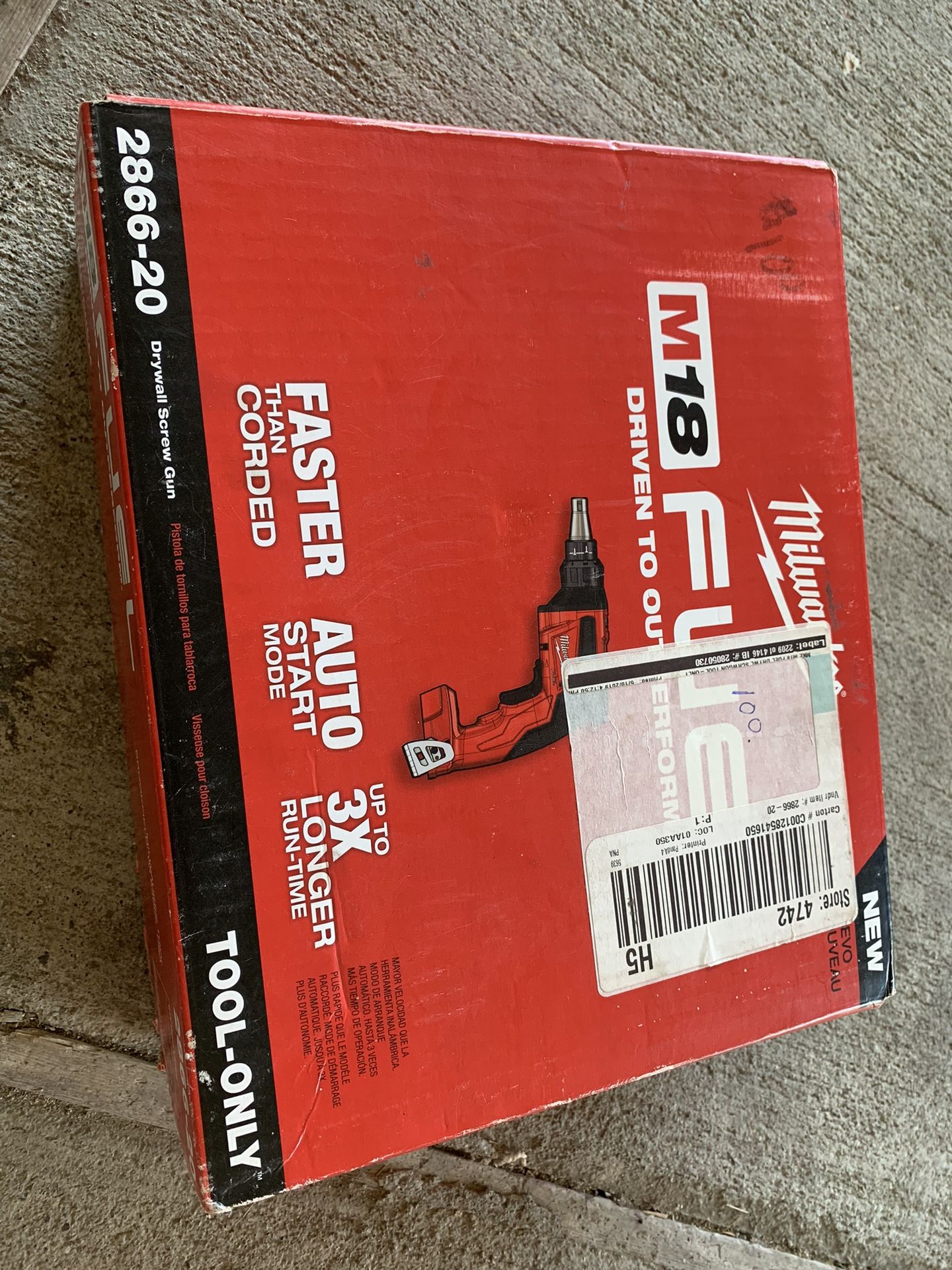 Milwaukee Screw Gun New M18