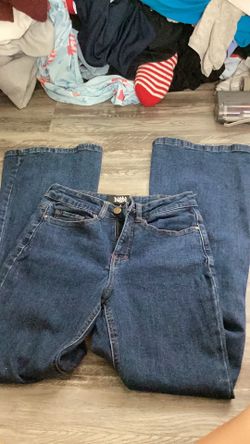 Flared empire jeans