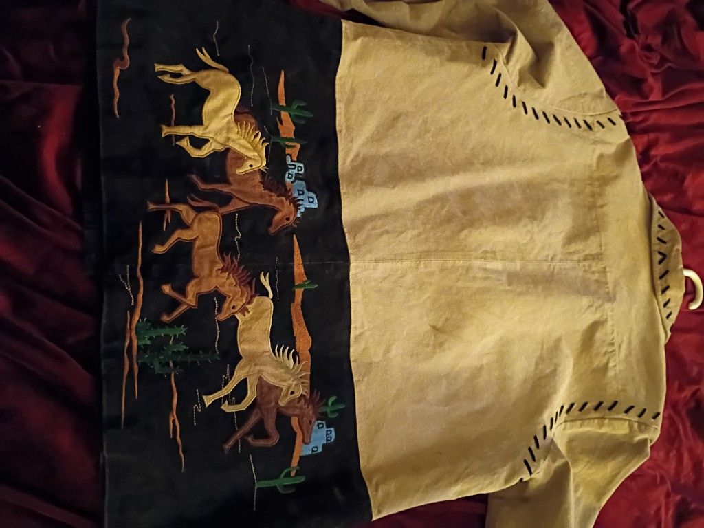 Leather Jacket Large