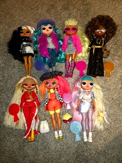 OMG Dolls Lot of 7 RARE find!