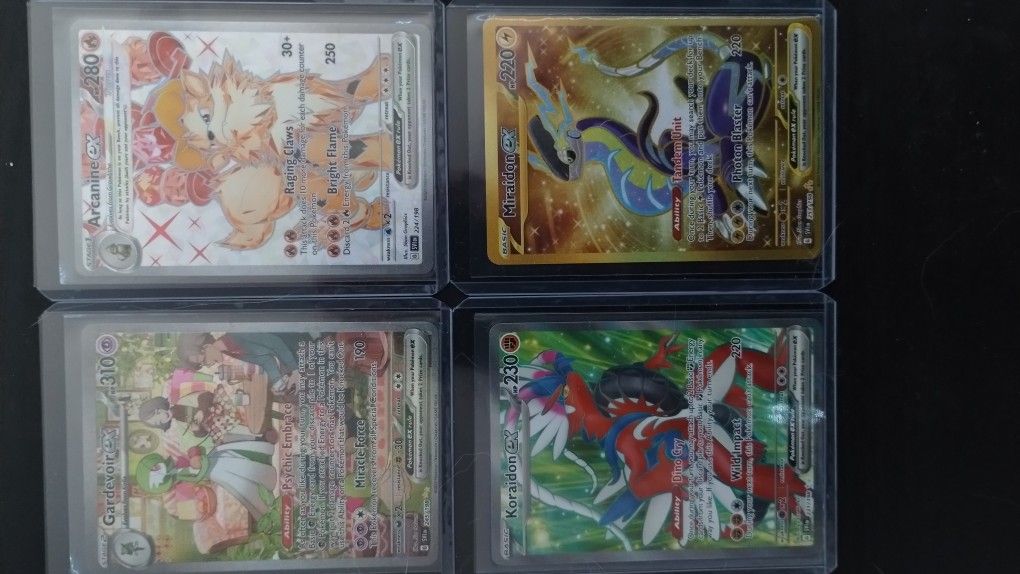 Pokemon Cards (Lot Of 4)