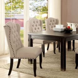 CM3324BK-T-72- Sania Dining Table Set