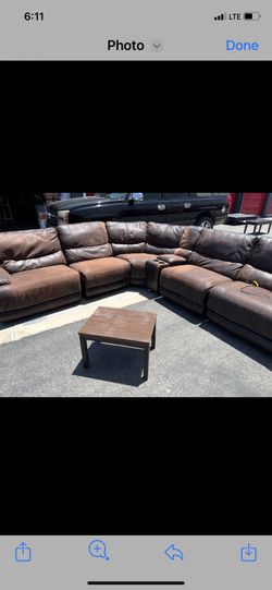Brown Recliner Couch