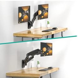 Articulating Dual Monitor Wall Mount 13" to 27"