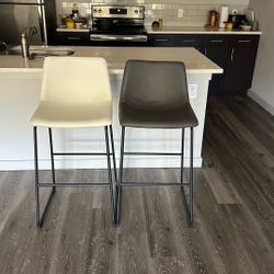 Salt & Pepper Bar Stools (set of 2)