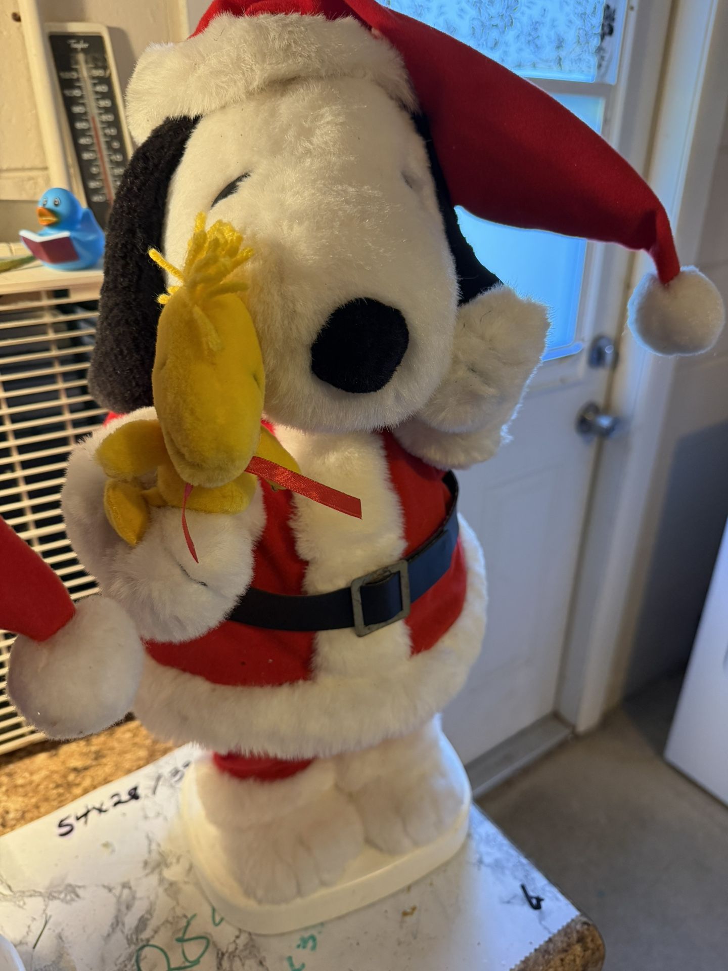 1997 Santa's Best Holiday Animation Peanuts Snoopy & Woodstock No Adapter Works Great Can Buying Amazon