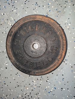 Ballard Barbell 25lb Wheel JUST ONE