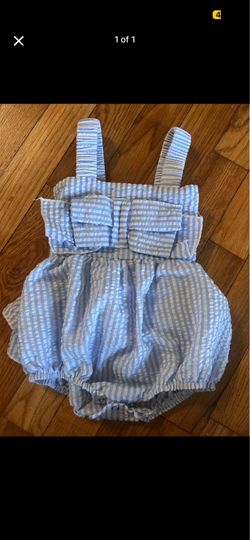 9 to 12 month baby girl romper bow dress