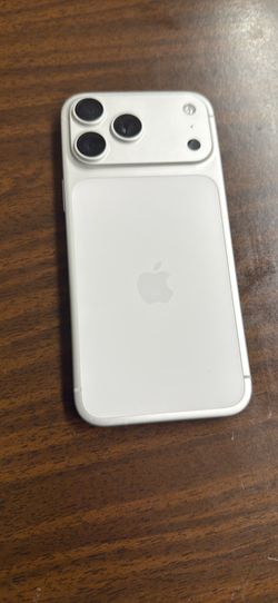 17 pro max with the box plus a case. Silver