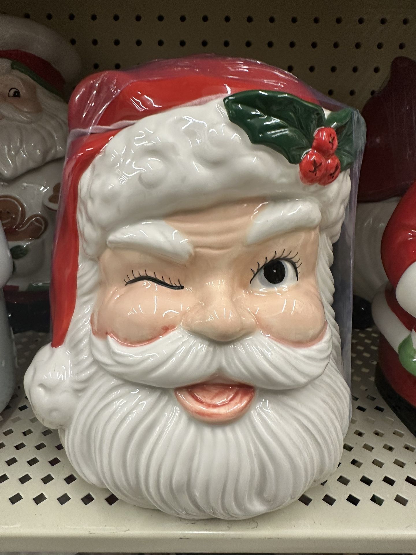 Santa Cookie Jar 