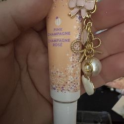 EOS Limited Edition Holiday Pink Champagne With Homemade Charm 