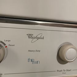 Whirlpool twin Washer/Dryer