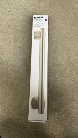 KOHLER Rubicon 16 in. Grab Bar in Vibrant Brushed Nickel Store SKU# 1005-115-692