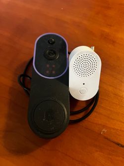 Doorbell camera ringer with motion sensor and app