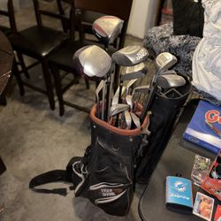 Golf Club Set Of 15 With Golf Bag 