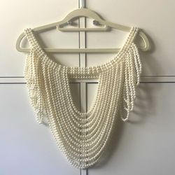 MOVING SALE - Pearl Waterfall Drape Necklace