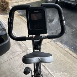 ATIVAFIT Folding Exercise Bike with Breathable Comfortable Seat Saddle for Men Women Foldable Fitness Indoor Stationary Bike Magnetic 3 in 1 Upright R