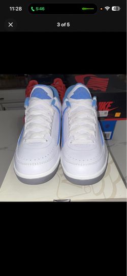 Air Jordan Low-Top Sneakers White Blue