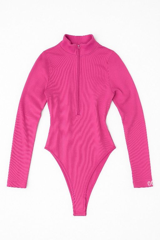 Pink One Piece Bodysuit brand OQQ size L
