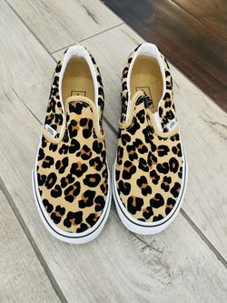 Vans Leopard Print Slip-On Fashion Sneaker