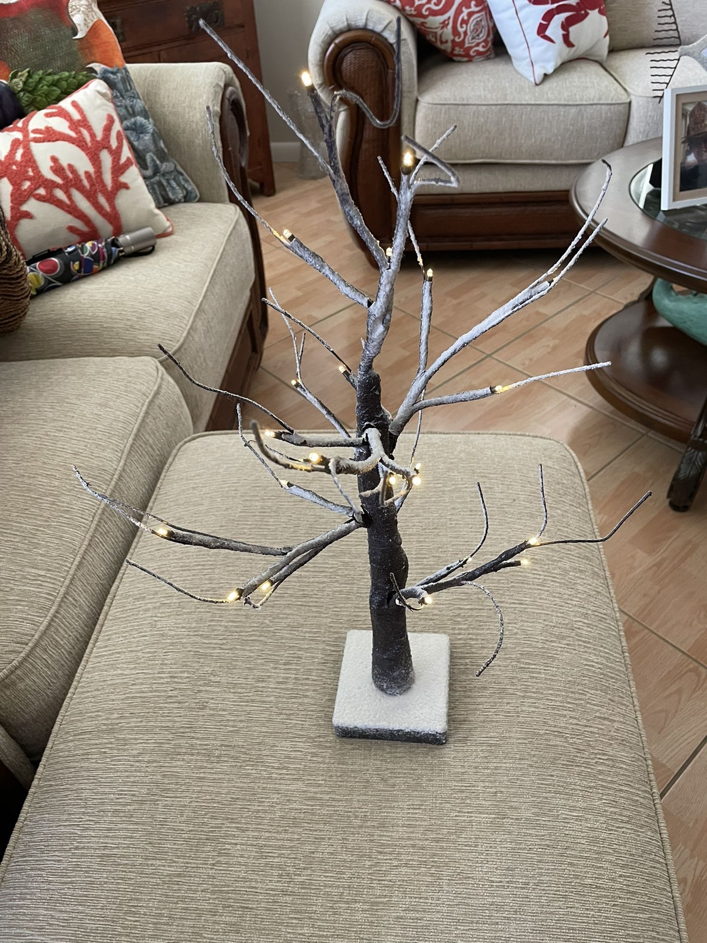 2ft (24”) TABLETOP LIGHTED BROWN BIRCH TWIG TREE for Sale in West Palm Beach, FL OfferUp