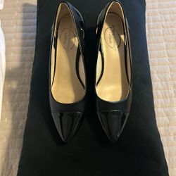 Black Slip On Wedge 5-1/2