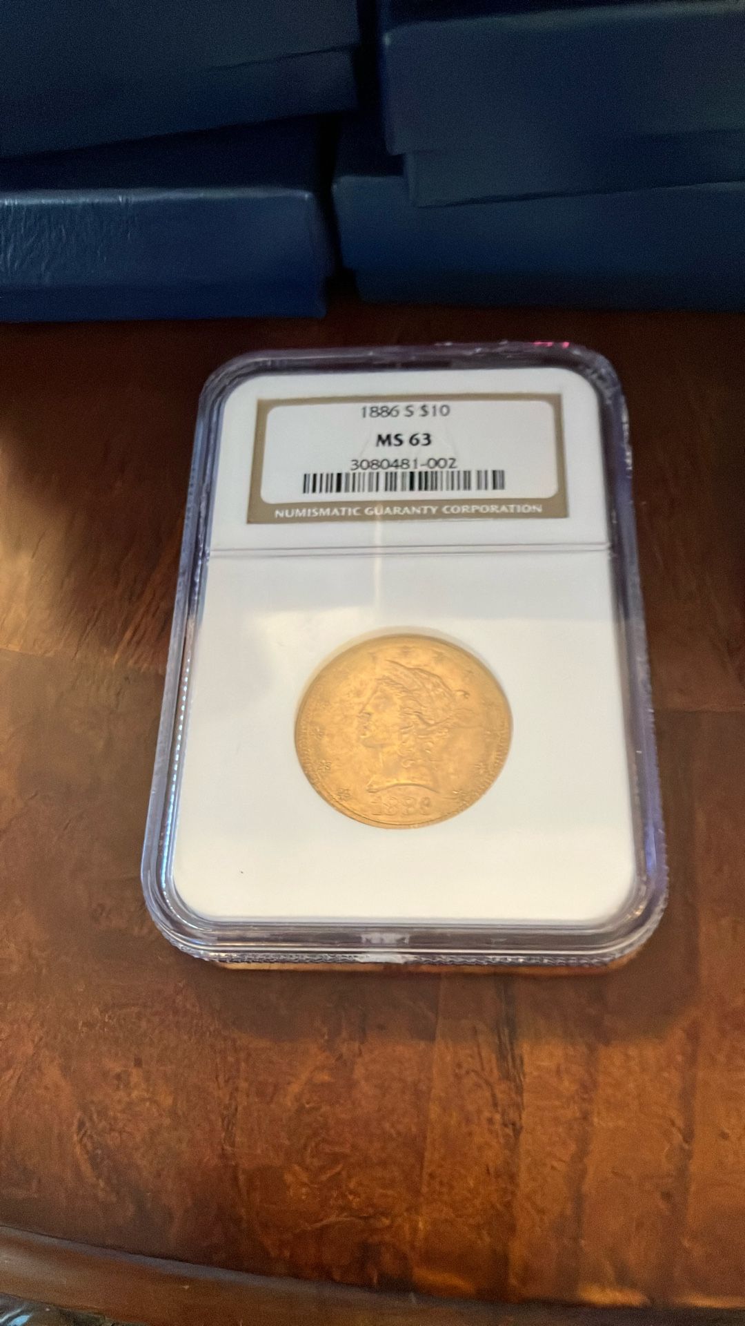 1886 $10 Liberty Head Gold Coin