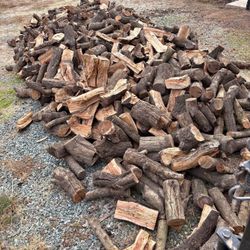 Dry Almond Firewood 