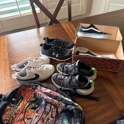 Boys Shoes / Backpack 