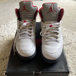 Size 13 - Nike Air Jordan 5 Retro Fire Red 2013 Used 136027-100