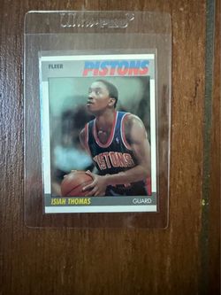 Isiah thomas  fleer 87-88 razor sharp